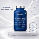 De-Age Trans-Resveratrol 60 Capsules | Antioxidant & Healthy Aging Support Supplement