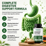 Vitalmins Digestive Enzymes Capsules for Optimal Digestive Health, Nutrient Absorption & Bloating Relief – 60 Capsules