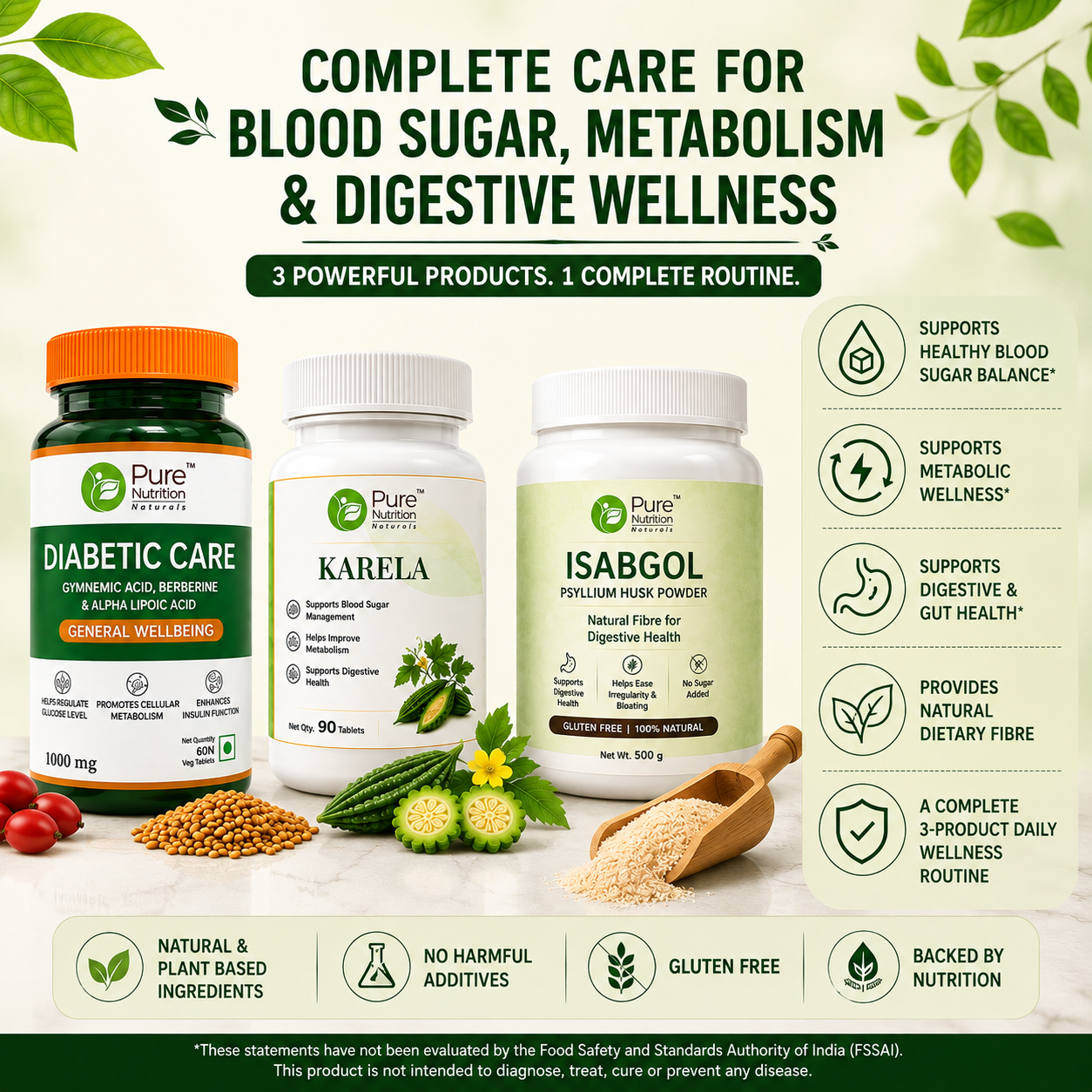 Blood Sugar & Metabolic Wellness – Complete Care Pack