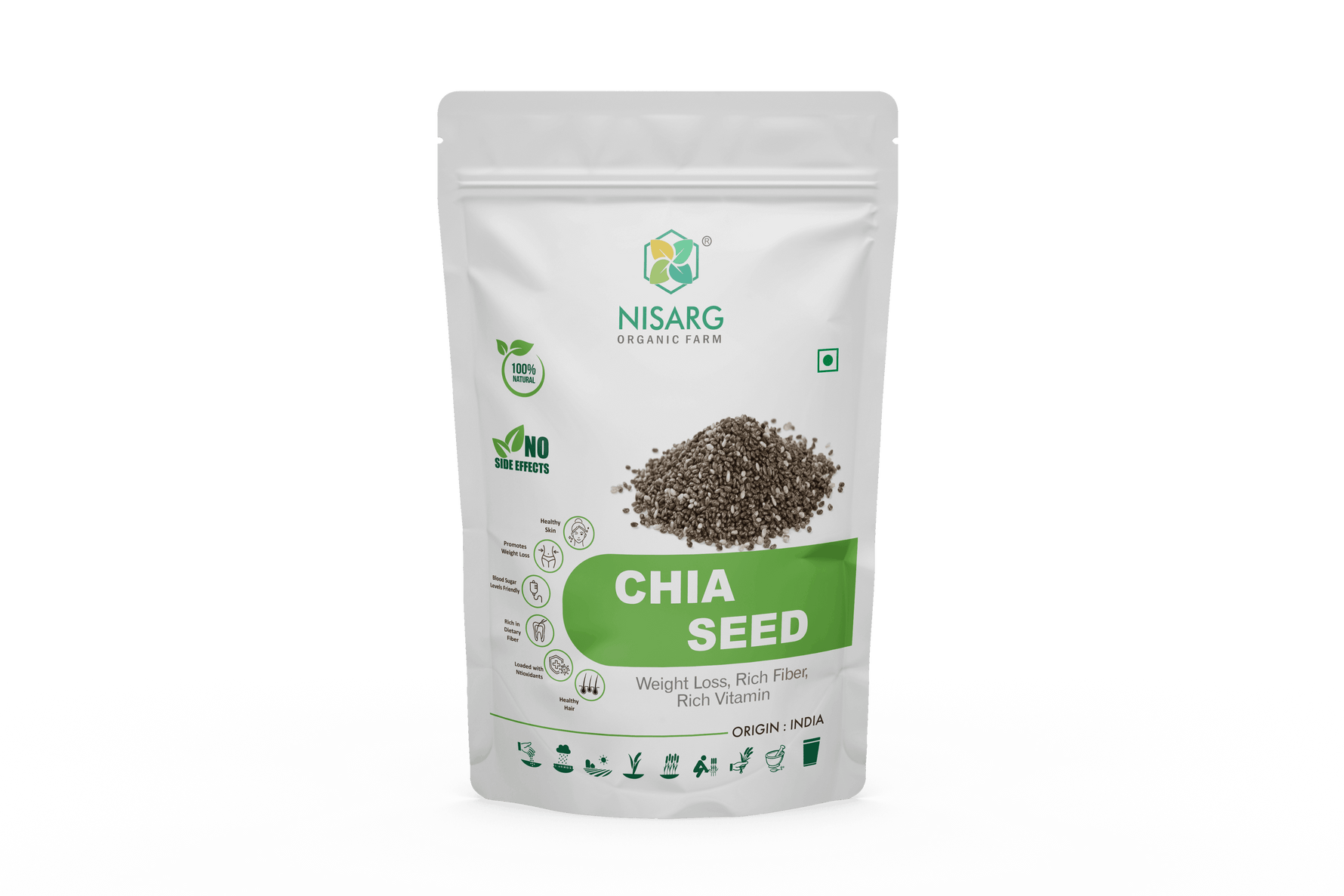 Nisarg Organic Chia Seeds