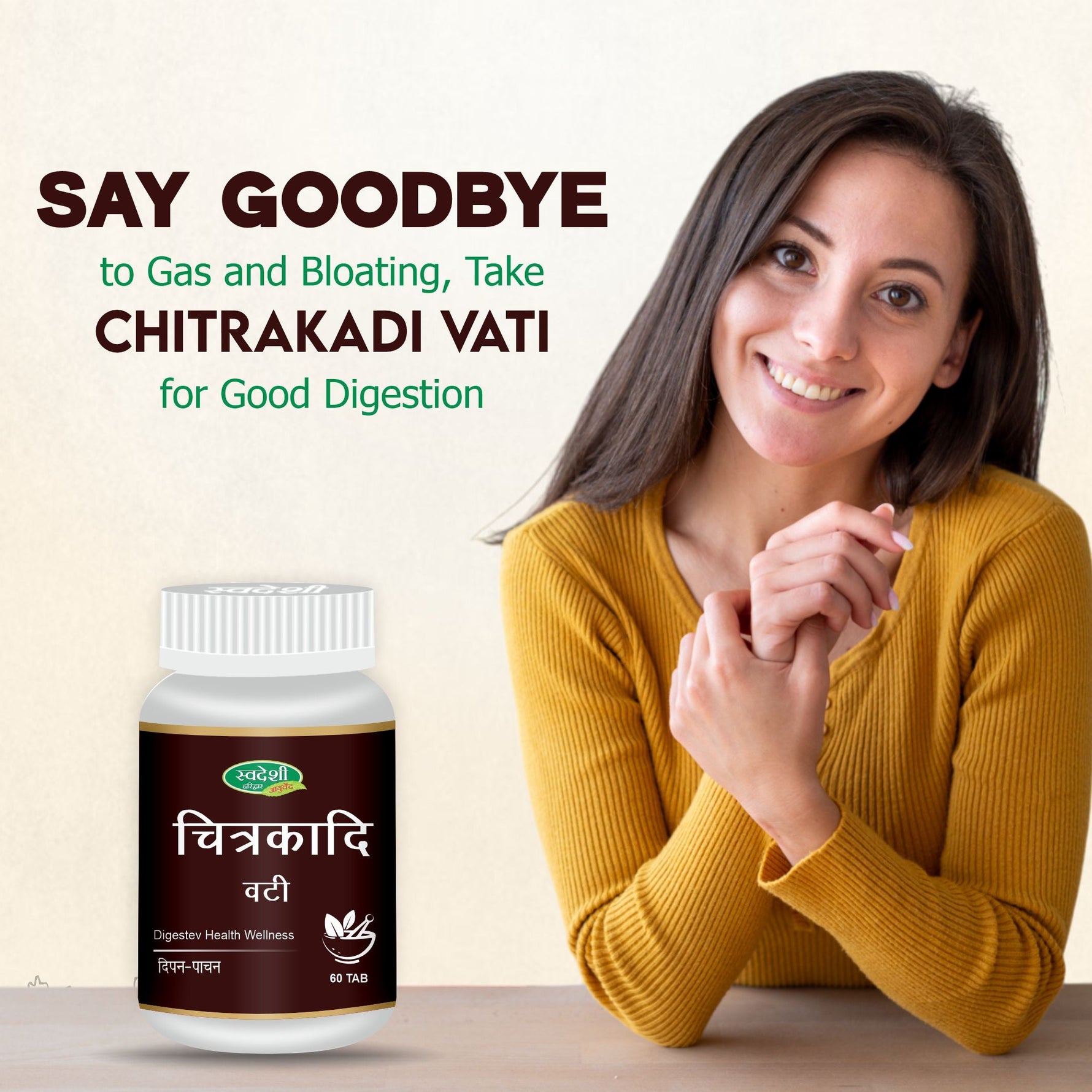 Swadeshi Chitrakadi Vati - 60 Tablets