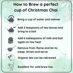 Radhikas Fine Teas Organic Christmas Chai - 100gm