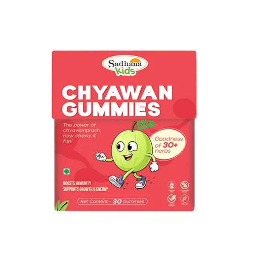 Sadhana Chyawan Gummies (30 Gummies) | Modern Ayurvedic Immunity Boosters with Amla, Vitamin C & Adaptogenic Herbs