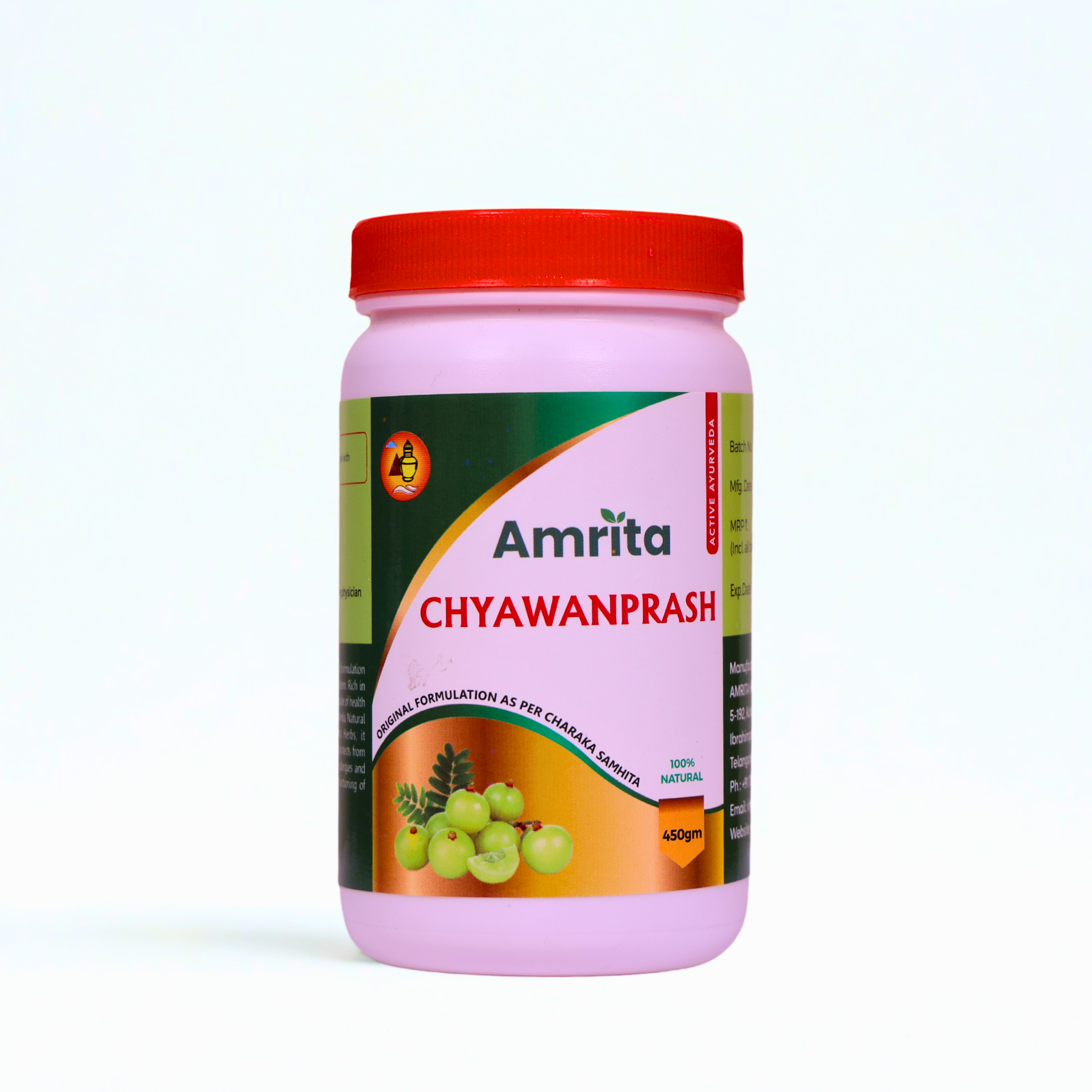 Amrita Chyawanprash – Traditional Ayurvedic Rejuvenating Wellness Jam – 450g