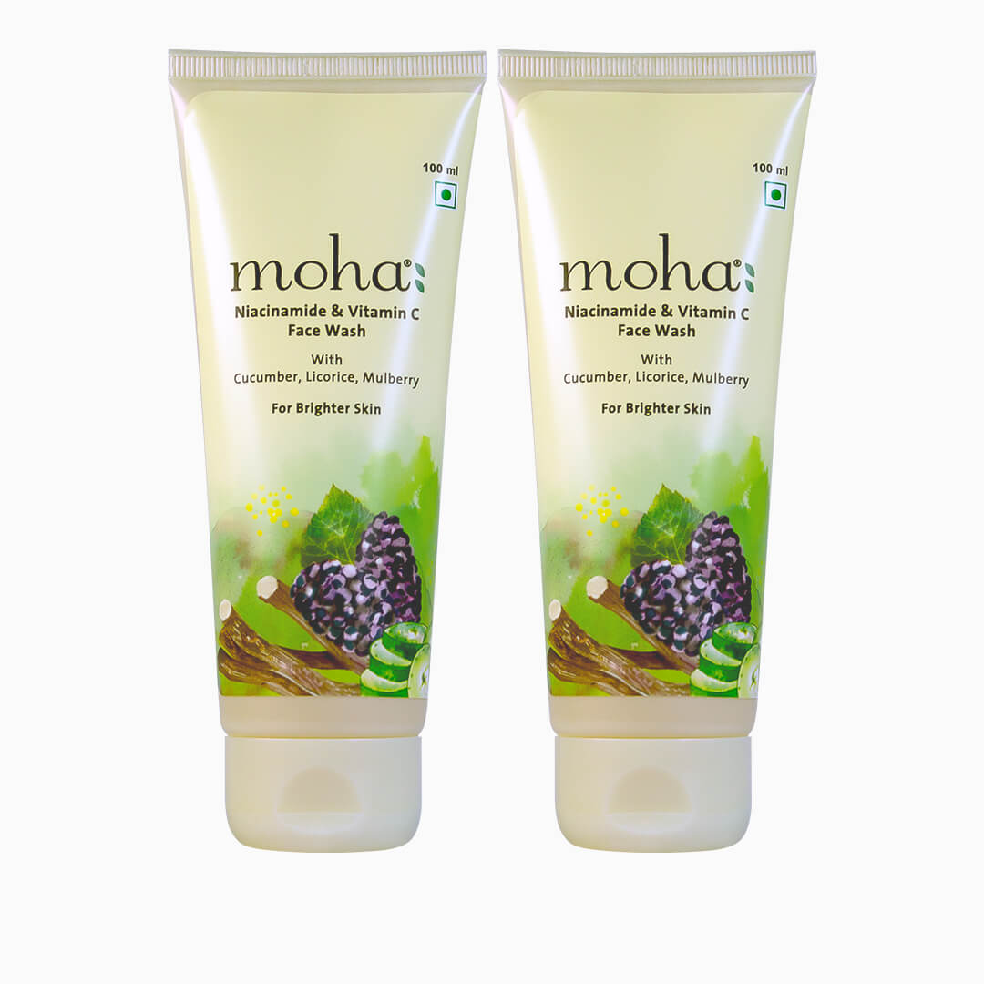 Moha Niacinamide & Vitamin C Face Wash - Skin Brightening Dark Spot Cleanser