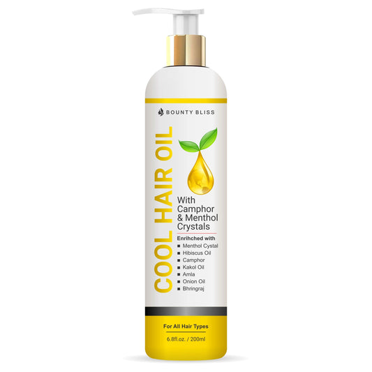 Bounty Bliss Cool Hair Oil Head Cooling Hair Growth Relaxation & Relief Suitable for Men & Women - 200ml