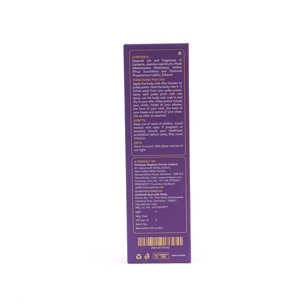 Vrindaam Braj - Signature Series Body Mist Spray - 50ml