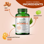 Simply Herbal Vitamin-C Tablet or Glowing Skin & Face, Ascorbic Acid, Amla Extract, Skin Glowing Supplement Promote Beauty & Health for Men & Women - 60 Tablets