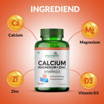 Simply Herbal Calcium Tablet with Magnesium, Zinc & Vitamin D3 (120 Tablets)