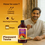 MAPL Trigoldasav Syrup | Ayurvedic Digestive Tonic with 30+ Herbs | Relieves Acidity, Gas, Constipation & Bloating | Boosts Metabolism & Gut Health | 450 ml