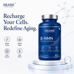 De-Age Beta NMN 60 Capsules | Cellular Energy & Healthy Aging Support Supplement