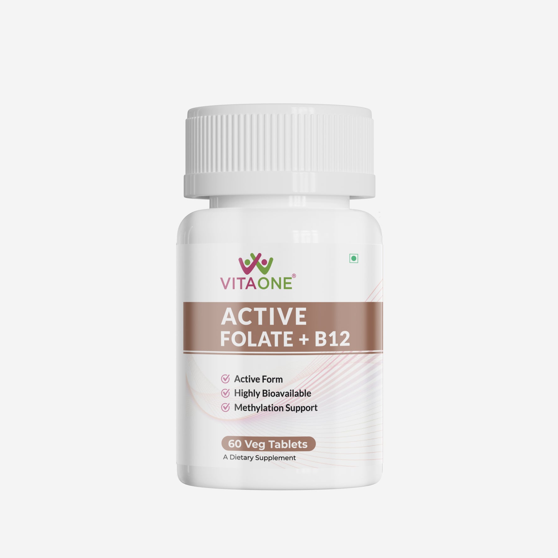 Vitaone Active Folate B12 Tablets - 60 Tablets