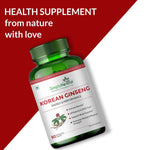 Simply Herbal Korean Ginseng Vegetarian Capsules