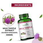 Simply Herbal Milk Thistle Capsule Liver Detox Supplement - Enriched With Powerful Antioxidants Promotes Healthy Liver Function for Men & Women- 60 Capsules