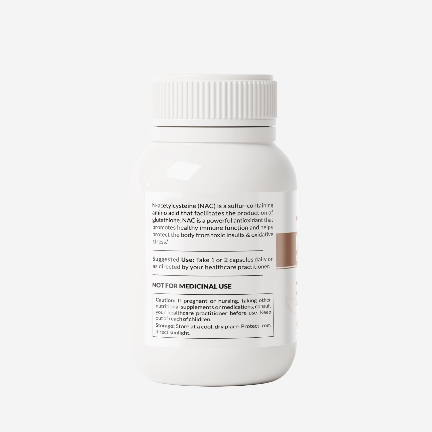Vitaone N-Acetyl Cysteine (NAC) Capsules 600mg (60s) | Antioxidant Support, Detoxification & Respiratory Health