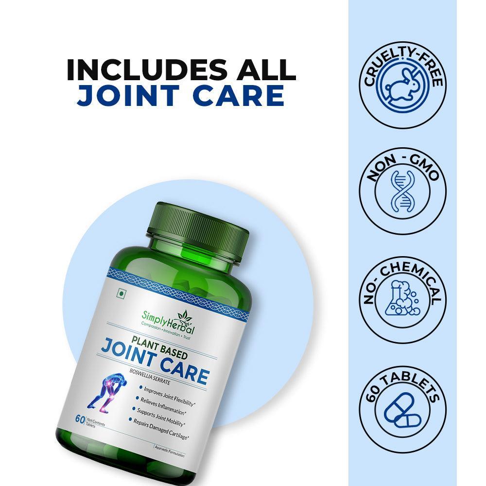 Simply Herbal Plant-Based Joint Care Tablets for Joint Support