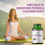 Simply Herbal Liver Detox + With Milk Thistle Tablets Extract, Dandelion - for Liver Health and Gall Bladder Health - (60 Capsules)