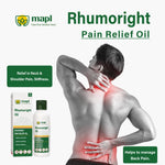 MAPL Rhumoright Pain Oil | Ayurvedic Relief for Joint, Muscle & Arthritis Pain | Reduces Inflammation & Stiffness | 50 ml