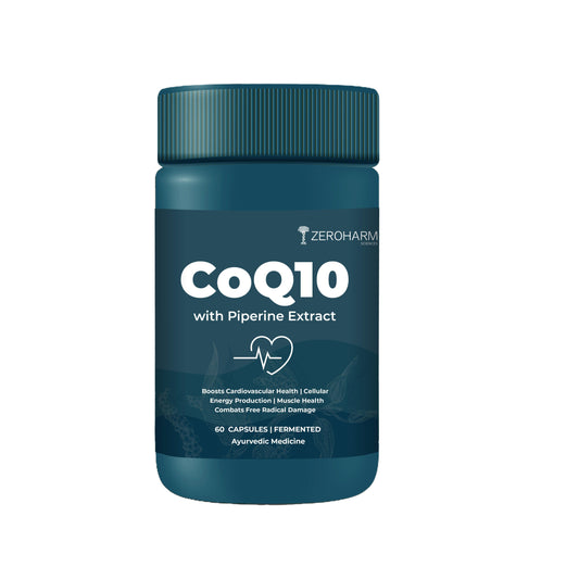 Zeroharm CoQ10 with Piperine Extract Capsules - 60 Capsules