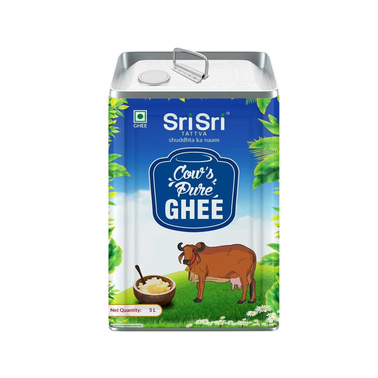 Sri Sri Tattva Cow's Pure Ghee (Tin Pack)