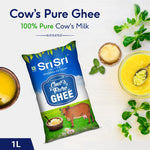 Sri Sri Tattva Cow’s Pure Ghee Pouch 1L
