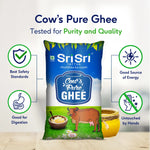 Sri Sri Tattva Cow’s Pure Ghee Pouch 1L