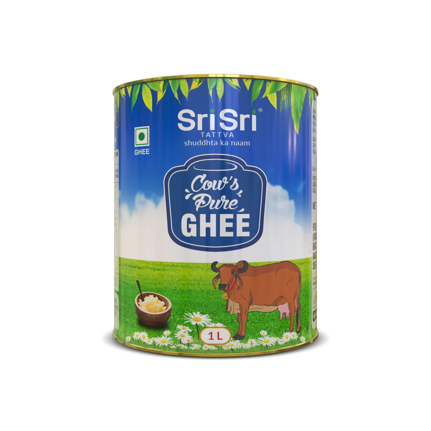 Sri Sri Tattva Cow's Pure Ghee (Tin Pack)
