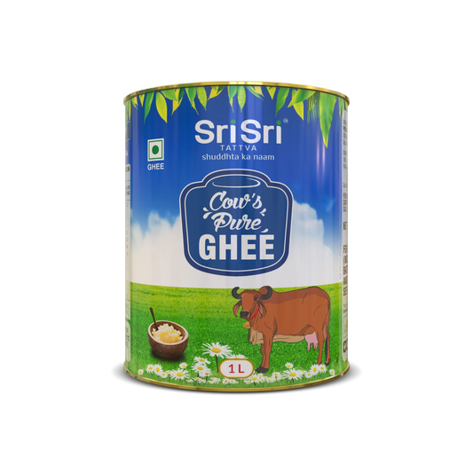 Sri Sri Tattva Cow's Pure Ghee (Tin Pack)