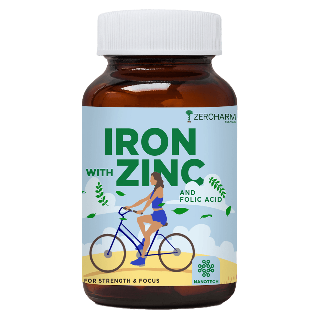 Zeroharm Iron with Zinc and Folic Acid Tablet