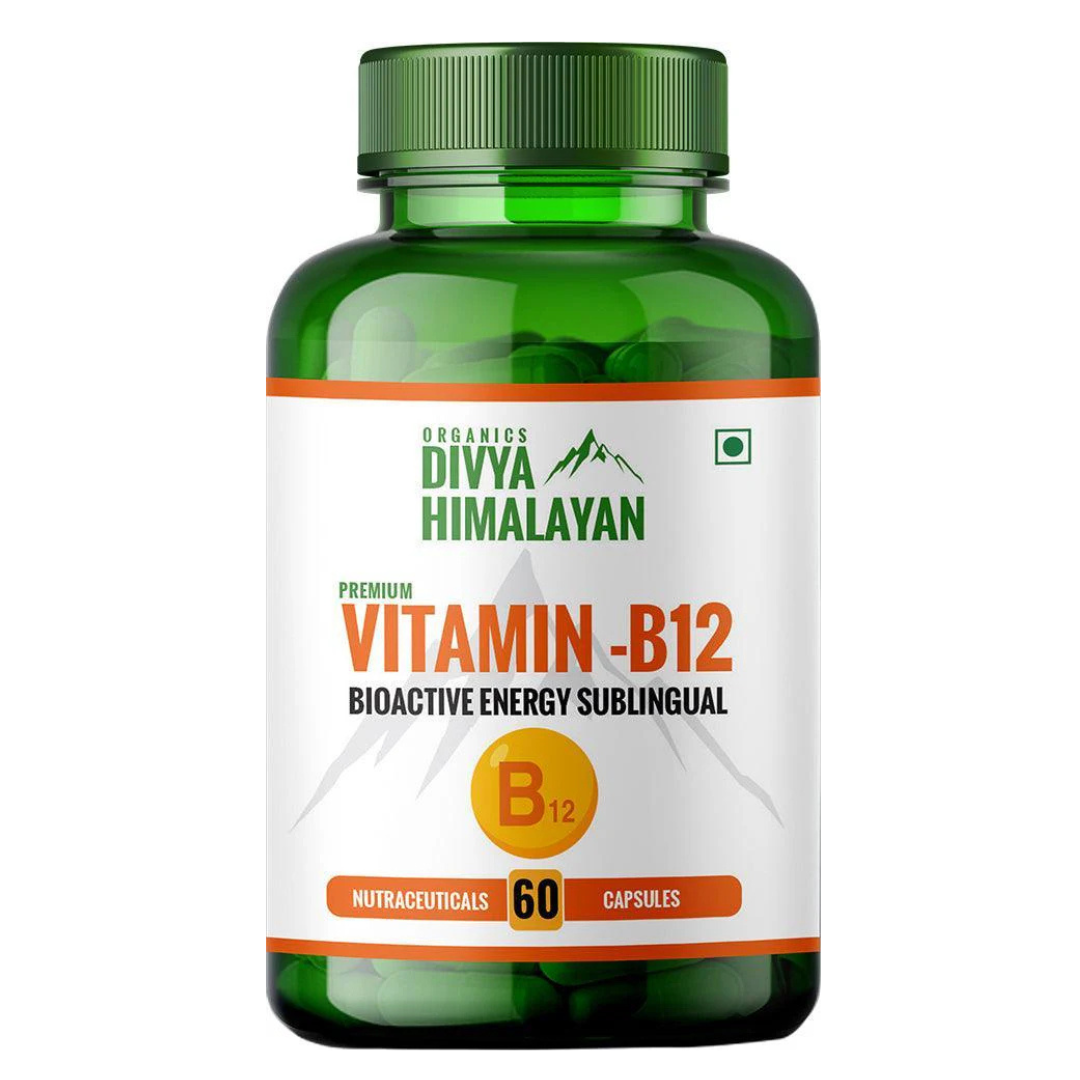Divya Himalayan Vitamin B12 Capsule - 60 Capsules (Pack of 2)