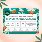 India Hemp Organics Hemp Protein Powder - French Vanilla Caramel