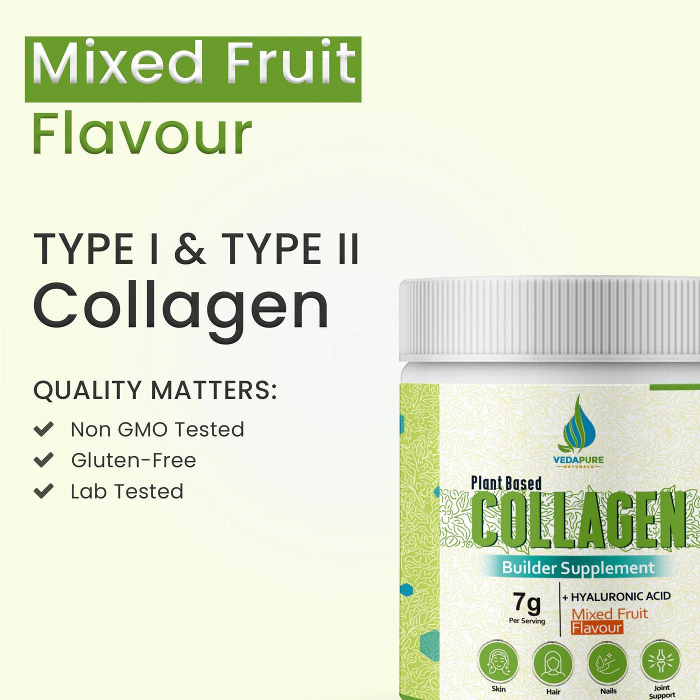 Vedapure Naturals Plant Based Collagen powder - 210gm Powder