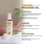 Carepure Pure Cold-Pressed Nourishing & Strengthening Baby Massage Oil | 100% Natural Botanical Oil Blend for Newborns & Toddlers