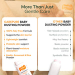 Carepure Plant-Based Soothing Baby Dusting Powder | 100% Talc-Free, Cornstarch & Arrowroot Moisture-Absorbing Powder