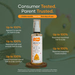 Carepure Scalp Nourishing Cold-Pressed Baby Hair Oil | 100% Natural Botanical Scalp & Hair Care for Infants & Toddlers