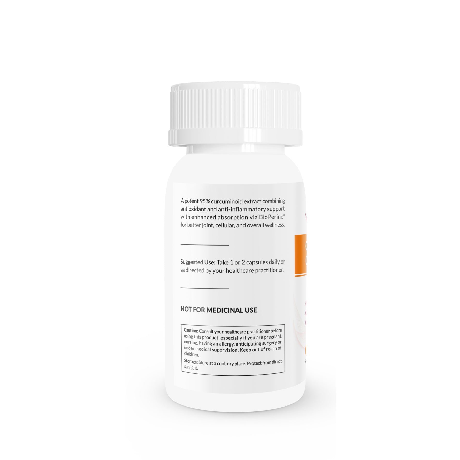 Vitaone Curcumin C3 Complex Capsules (60s) | High-Potency 95% Curcuminoids with BioPerine for Joint, Immunity & Antioxidant Support