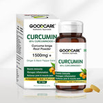 Goodcare Curcumin 1500mg + Tablet 60 Count | 95% Curcuminoids with Black Pepper & Ginger | Joint Comfort, Mobility & Immunity Support