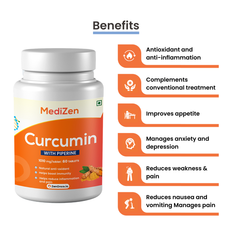 MediZen Curcumin Capsule with Piperine Tablets - 60 Tablets