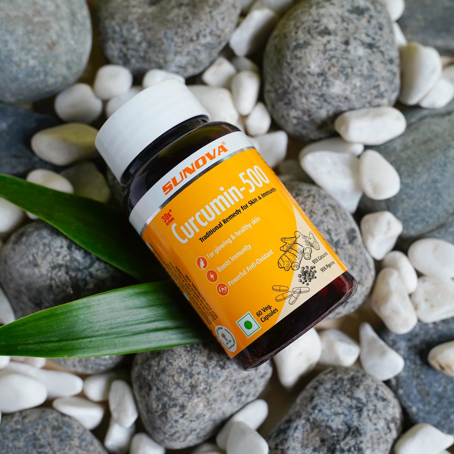 Sunova Curcumin Capsule - 500 Veg. - 60 Capsules