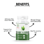 Zenius Aloe Vera Tablets - for Digestive Health and Skin Care - 60 Tablets