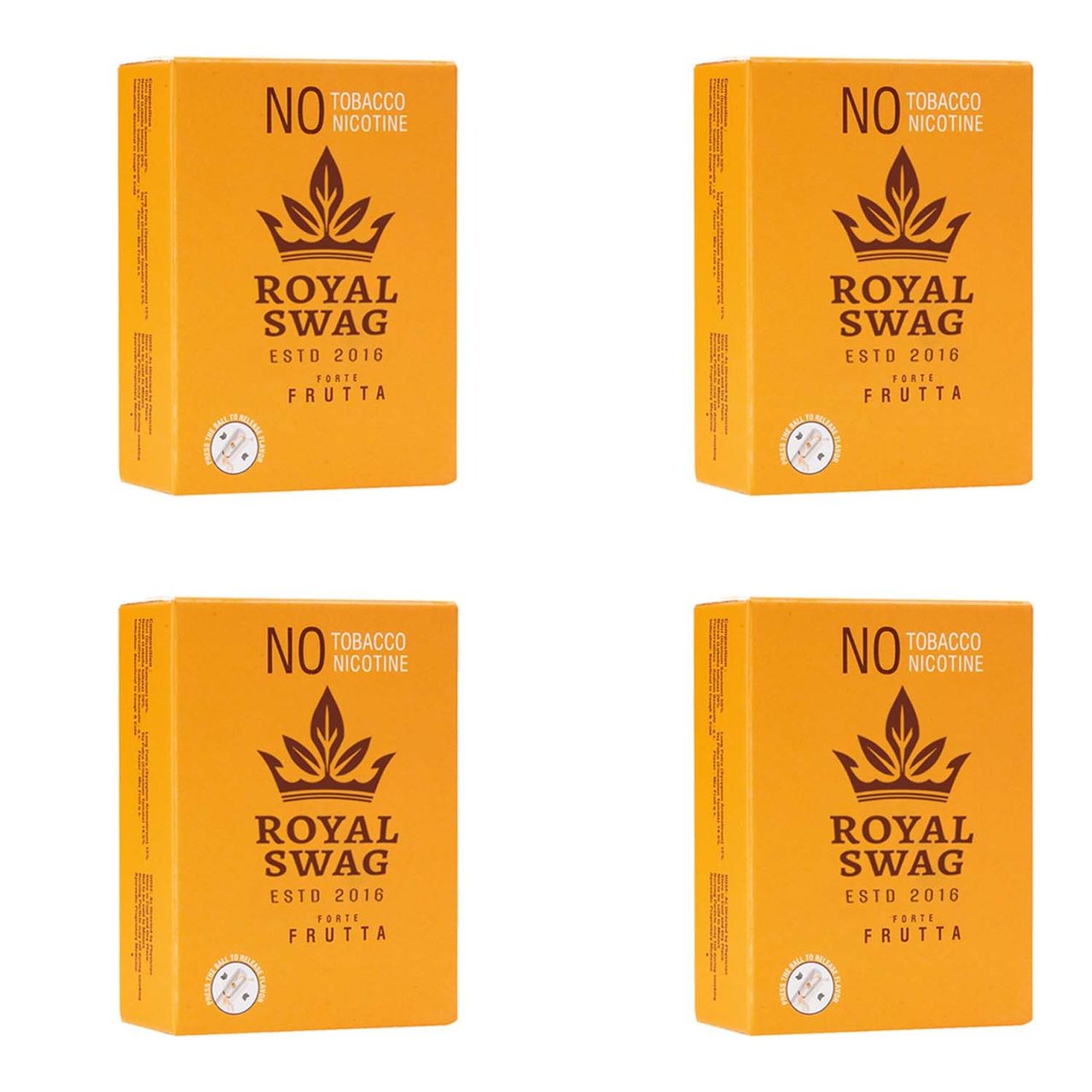 Royal Swag King Size Herbal Cigarettes Frutta Flavour - Tobacco Free (80 Sticks)