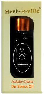 KVM Ayurvedic Eucalyptus Cinnamon De Stress Essential Massage Oil (35 ml)