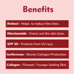 Dermistry Retinol Anti Aging Wrinkles Day Cream Instant Skin Tightening Anti Ageing Face Pack Mask