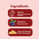 Dermistry Retinol Anti Aging Wrinkles Day Cream Instant Skin Tightening Anti Ageing Face Pack Mask