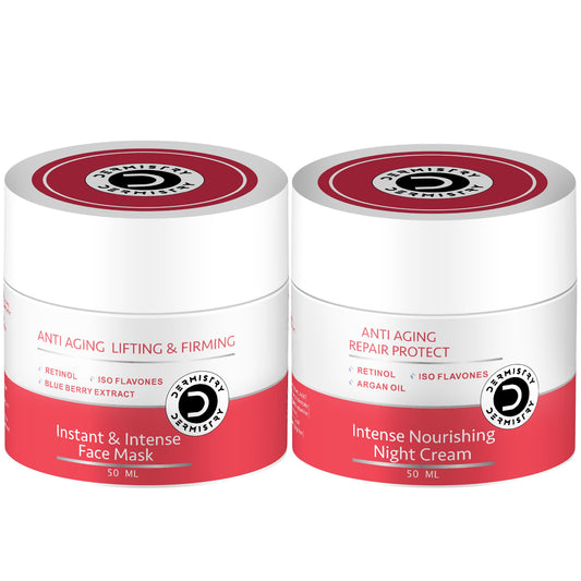 Dermistry Liftis Retinol Instant Tightening Anti Aging Serum & Skin Firming Anti Ageing Pack Mask