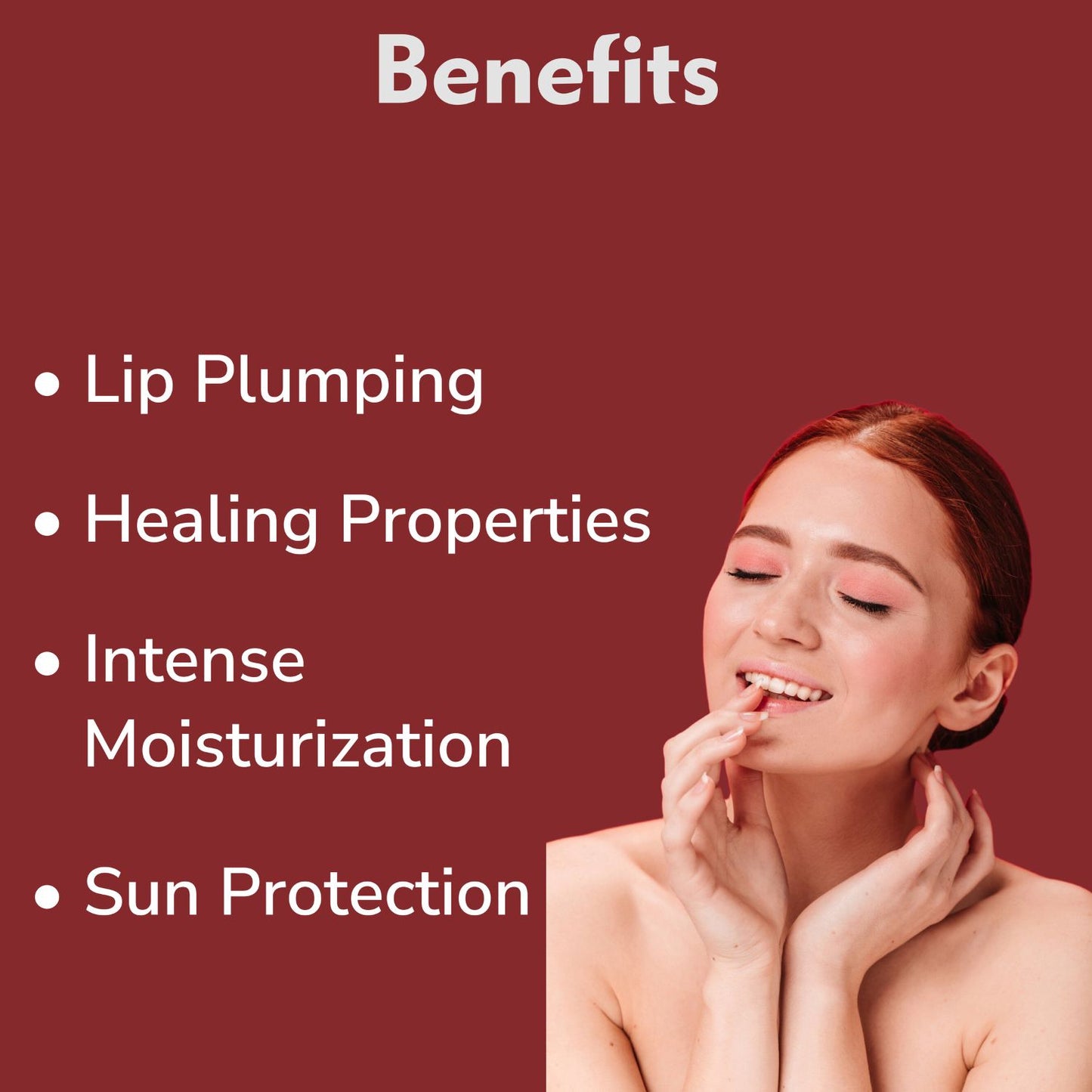 Dermistry Plumping SPF 10 Lip Balm Cocoa Butter & Strawberry for Dry Dark Pigmentation Chapped Lips