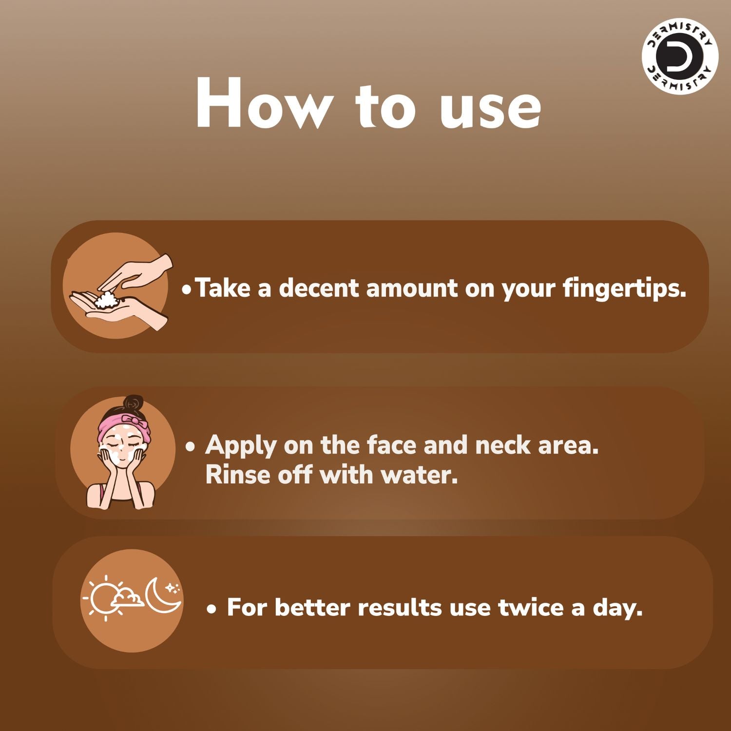 Dermistry Kojic Acid Face Wash & Mask Pack DTan Dark Spots Removal Skin Lightening Whitening Bright