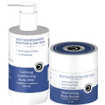 Dermistry Body Butter for Dry & Very Dry Sensitive Skin & Hydrating Moisturizing Shea Butter Lotion