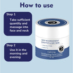 Dermistry Sensitive & Very Dry Skin Hydrating Moisturizer Body Lotion & Shea Butter Vit E Face Cream