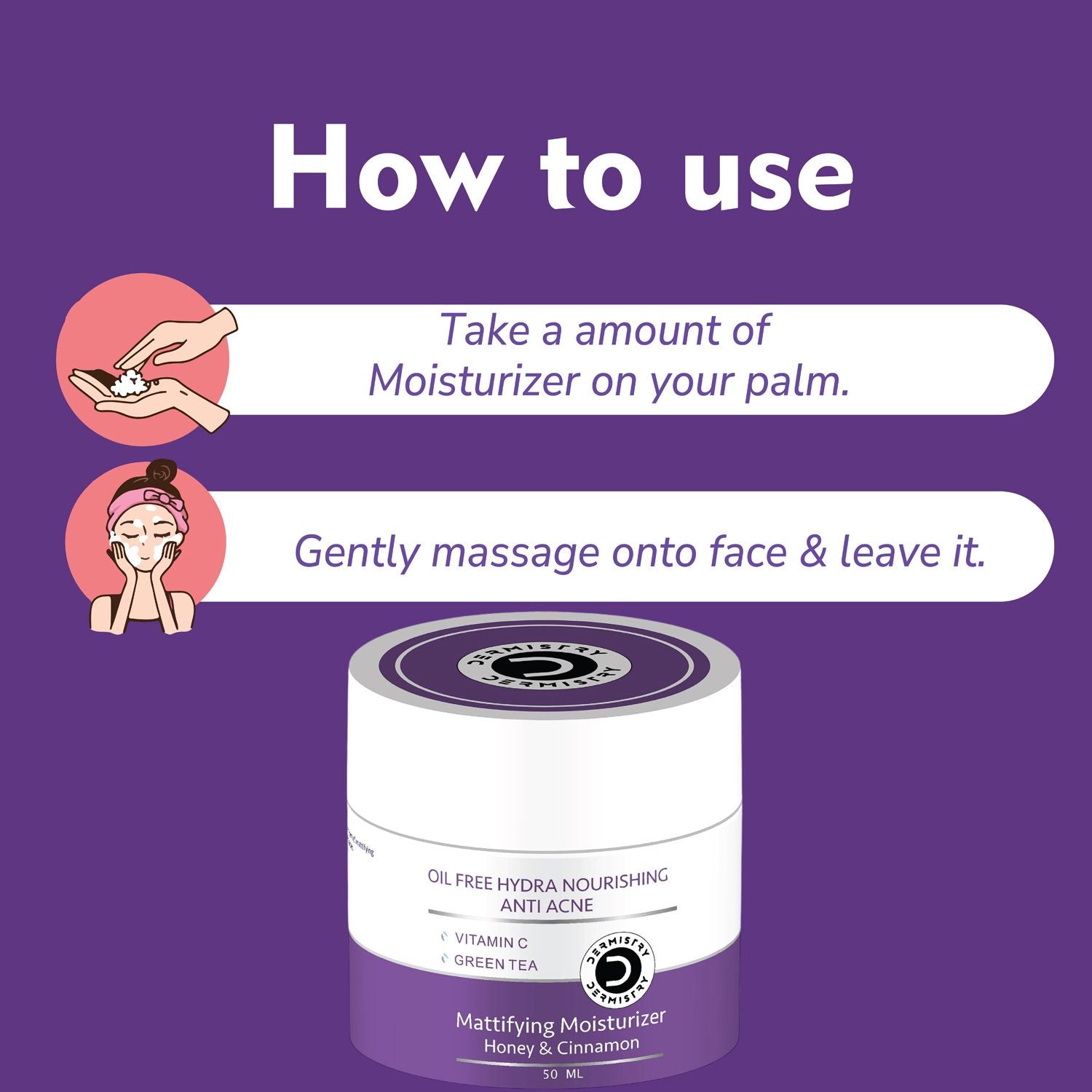 Dermistry 2% Salicylic Acid Acne Spots Corrector Serum & Oil Free Water Based Moisturizer Facial Kit